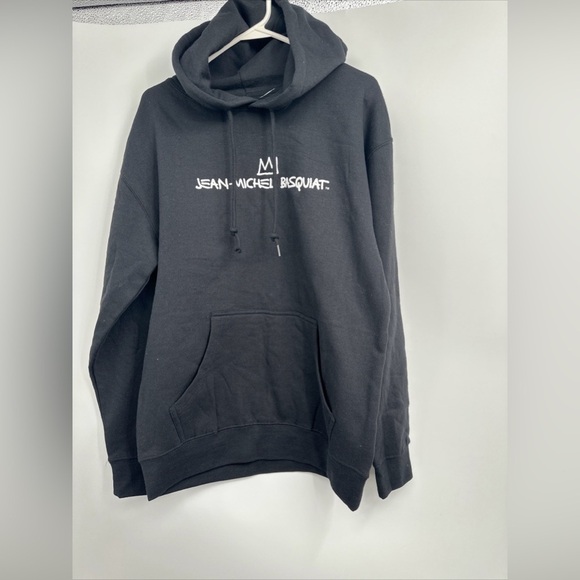 HTF Jean Michel Basquiat Fleece Hoodie Sweatshirt One Size (L/XL) - Picture 3 of 3